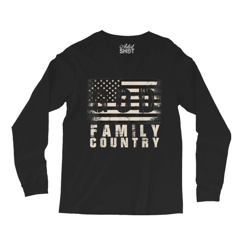 God Family Country Patriotic Proud Soldier Usa Memorial Day Birthday G Long Sleeve Shirts | Artistshot