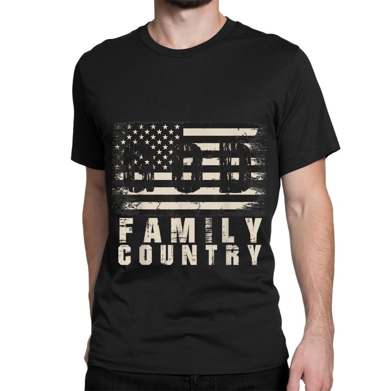 God Family Country Patriotic Proud Soldier Usa Memorial Day Birthday G Classic T-shirt | Artistshot