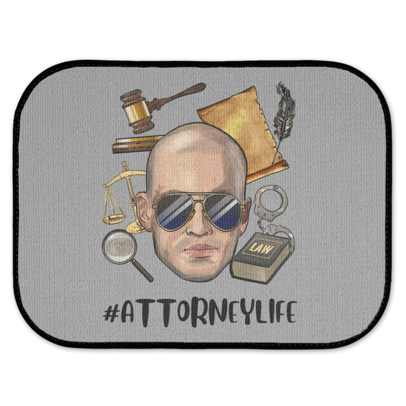 Bald Man Attorney Life Rear Car Mat | Artistshot