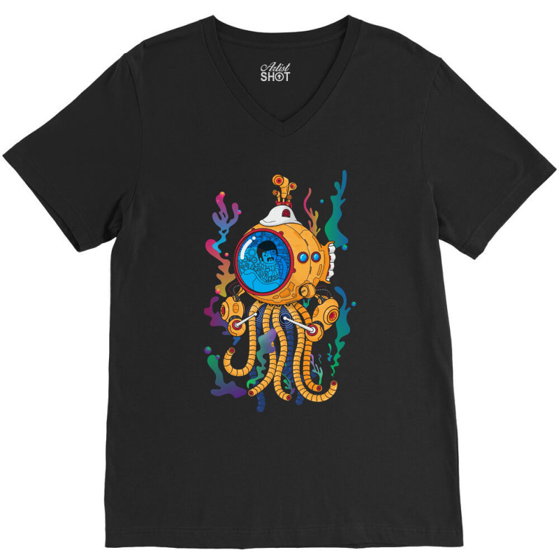 Octopus Garden V-neck Tee | Artistshot