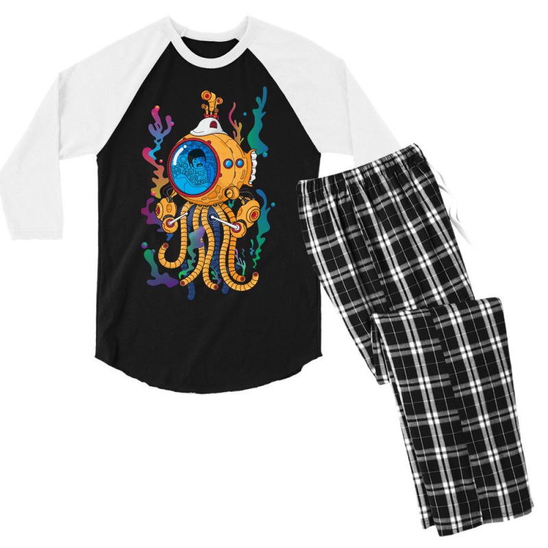 Octopus Garden Men's 3/4 Sleeve Pajama Set | Artistshot