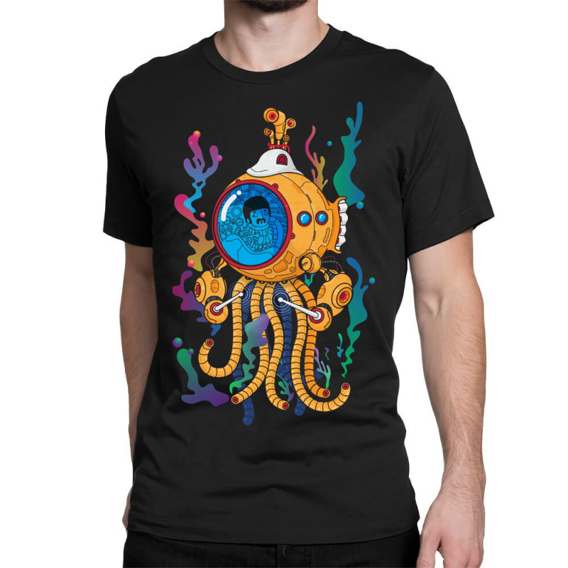 Custom Octopus Garden Classic T-shirt By Cahyorin - Artistshot