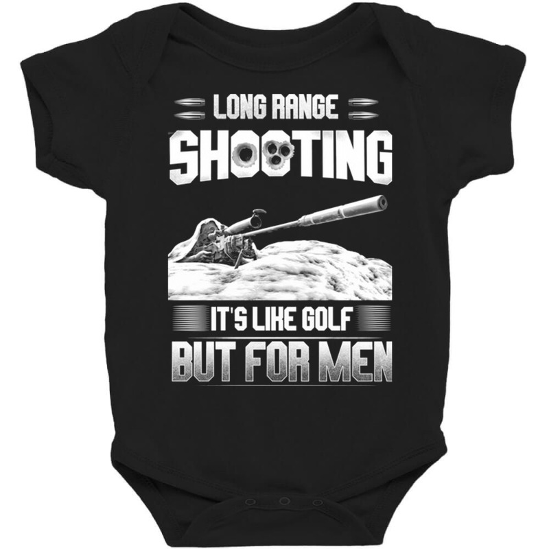 Long Range Shooting For Men Baby Bodysuit | Artistshot