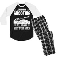 Long Range Shooting For Men Men's 3/4 Sleeve Pajama Set | Artistshot