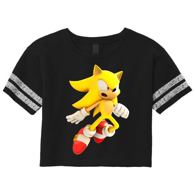 Yellow Hedgehog Jumps Aside Scorecard Crop Tee by CandyDWhite | Artistshot