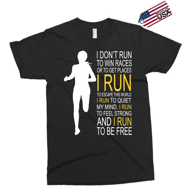 Female Runner Girl Women I Don't Run To Win Races Exclusive T-shirt | Artistshot