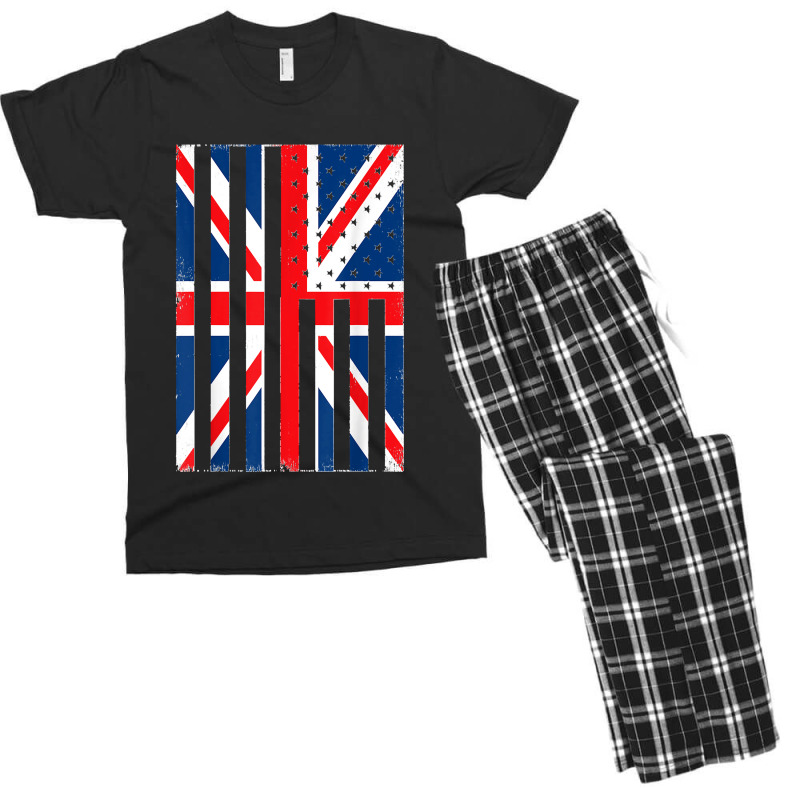 English England United Kingdom Great Britain Union Jack Flag Men's T-shirt Pajama Set | Artistshot