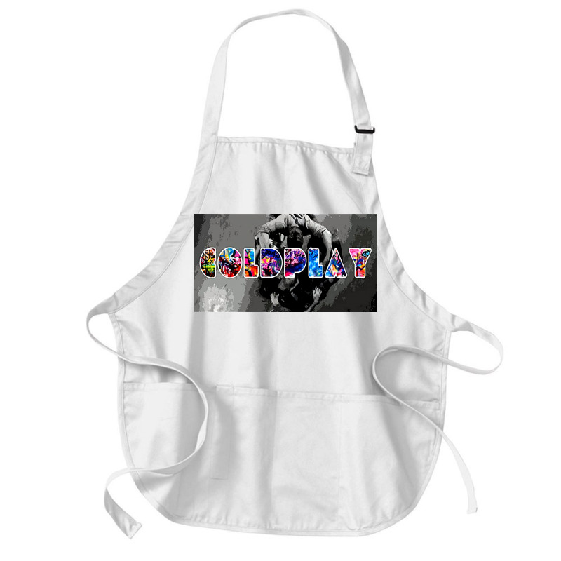 Cold Plaay Aesthetic Cover Album Medium-length Apron | Artistshot