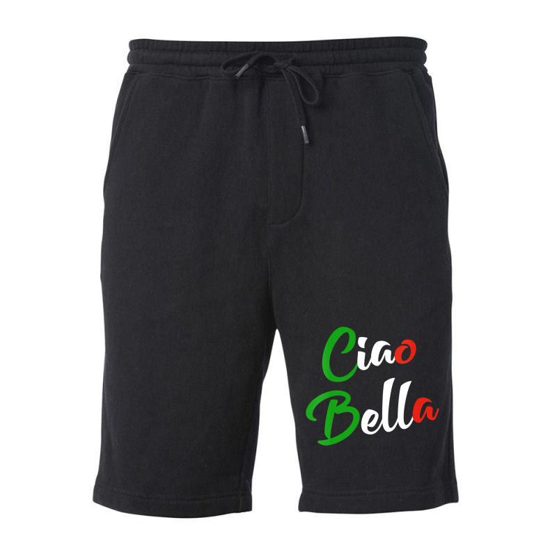 Womens Ciao Bella Italian Quote For Italians Graphic Fleece Short | Artistshot