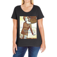 Vintage Video Games  Vampires Character Anime Ladies Curvy T-shirt | Artistshot