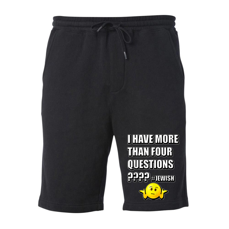 64.i Have More Than Four Questions Passover Jewish Seder Funny Tank To Fleece Short | Artistshot