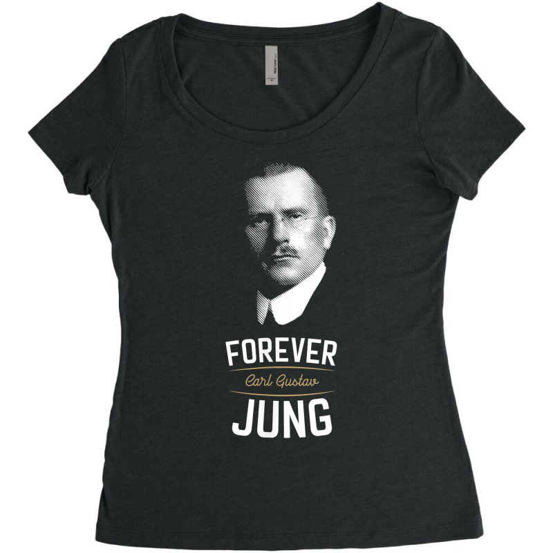 Forever Carl Gustav Jung   Analytical Psychology T Shirt Women's Triblend Scoop T-shirt by cm-arts | Artistshot