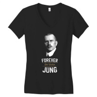 Forever Carl Gustav Jung   Analytical Psychology T Shirt Women's V-neck T-shirt | Artistshot