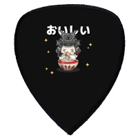 Cute Retro 90s Japanese Kawaii Ramen Samurai Cat Shield S Patch | Artistshot