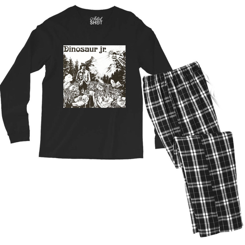 Best Dinosaur Jr. Music Men's Long Sleeve Pajama Set | Artistshot