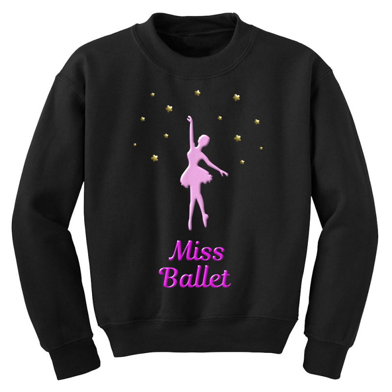 Cute Ballet Shirt Girls Ballet Dancer Tee Ballet Lover Gifts Youth Sweatshirt | Artistshot