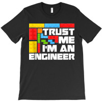 67.engineer Children Kids Toy Big Building Blocks Build Builder Tank T T-shirt | Artistshot