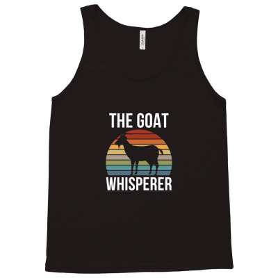 Goat Whisperer Funny Goat Lover Vintage Tank Top Designed By Lathifa333