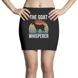 goat whisperer funny goat lover vintage Mini Skirts | Artistshot
