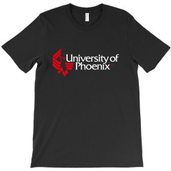 university of phoenix   white red T-Shirt | Artistshot