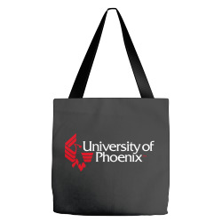 university of phoenix   white red Tote Bags | Artistshot