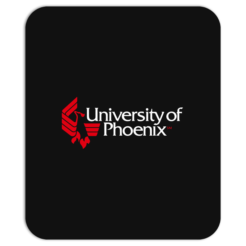 University Of Phoenix   White Red Mousepad | Artistshot