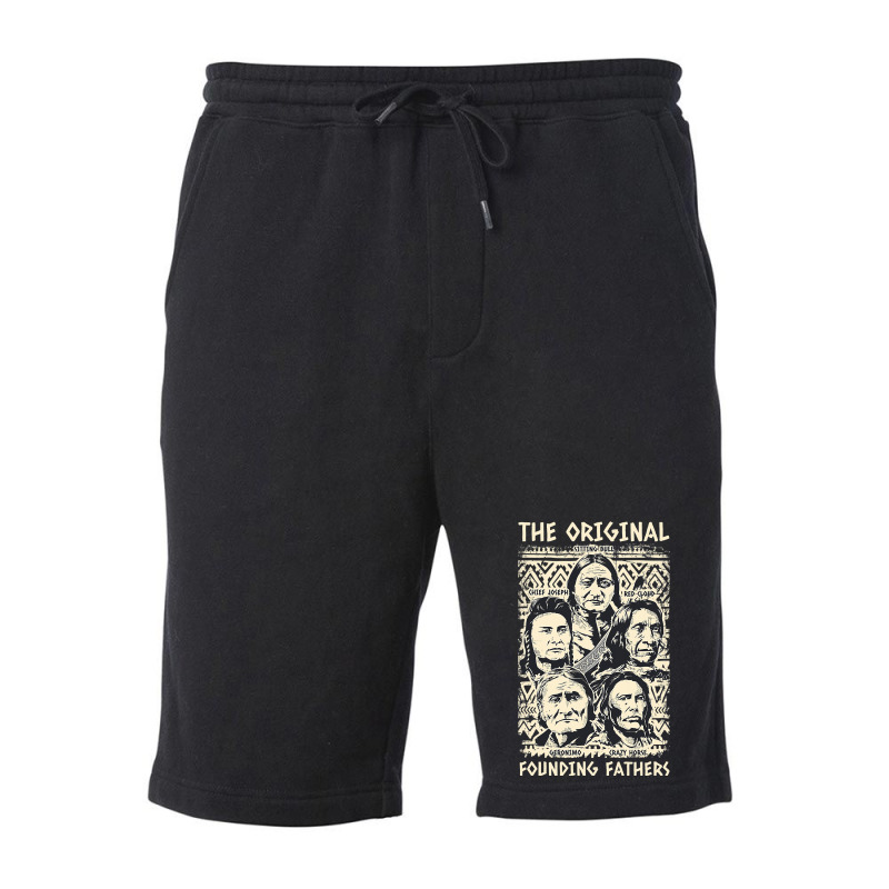 Original Founding Fathers Native American Indian Tribe Pride Fleece Short | Artistshot