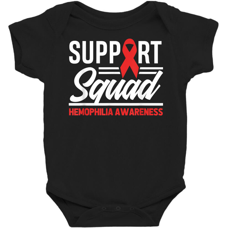 Hemophilia Warrior Support Squad Hemophilia Awareness T Shirt Baby Bodysuit by cm-arts | Artistshot