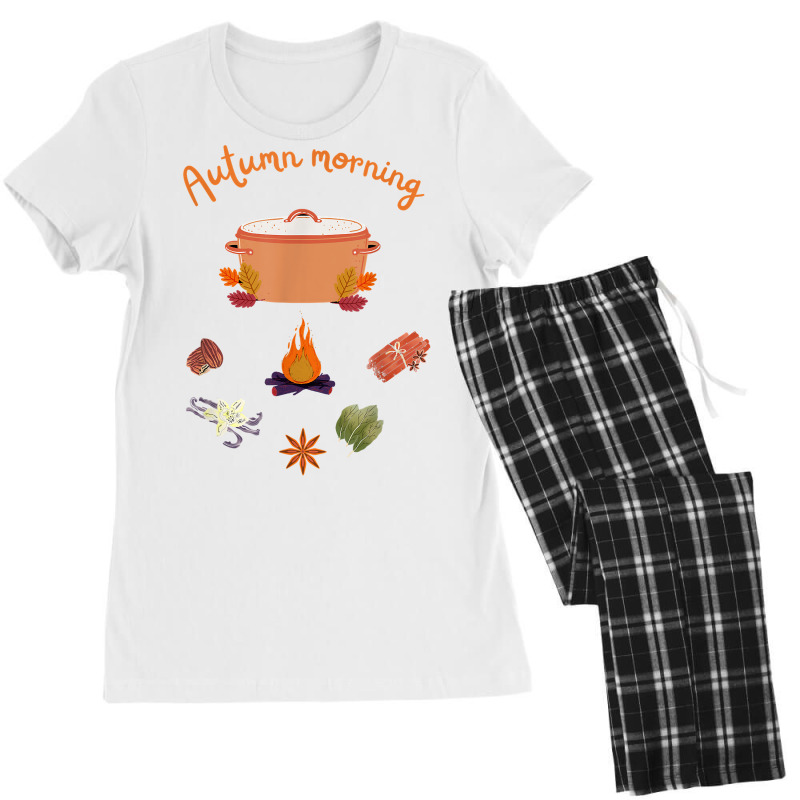 Autumn Morning Simmer Pot For Witches And Wiccans T Shirt Women's Pajamas Set | Artistshot