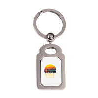 Shofar So Good Vintage Sunset Funny Rosh Hashanah T Shirt Silver Rectangle Keychain | Artistshot