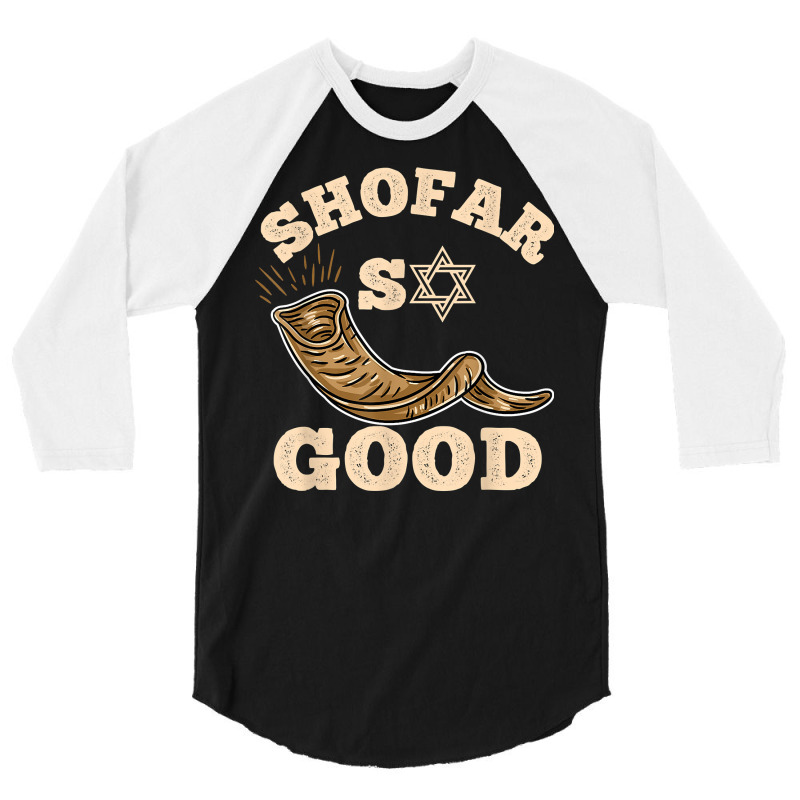 Shofar So Good Rosh Hashanah T Shirt 3/4 Sleeve Shirt | Artistshot