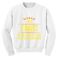 Im A It Analyt Premium T Shirt Youth Sweatshirt | Artistshot