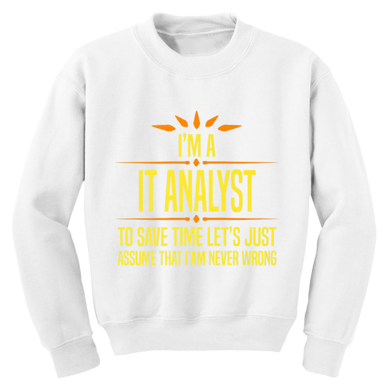 Im A It Analyt Premium T Shirt Youth Sweatshirt by cm-arts | Artistshot