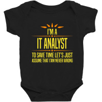 Im A It Analyt Premium T Shirt Baby Bodysuit | Artistshot