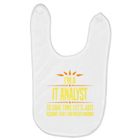 Im A It Analyt Premium T Shirt Baby Bibs | Artistshot