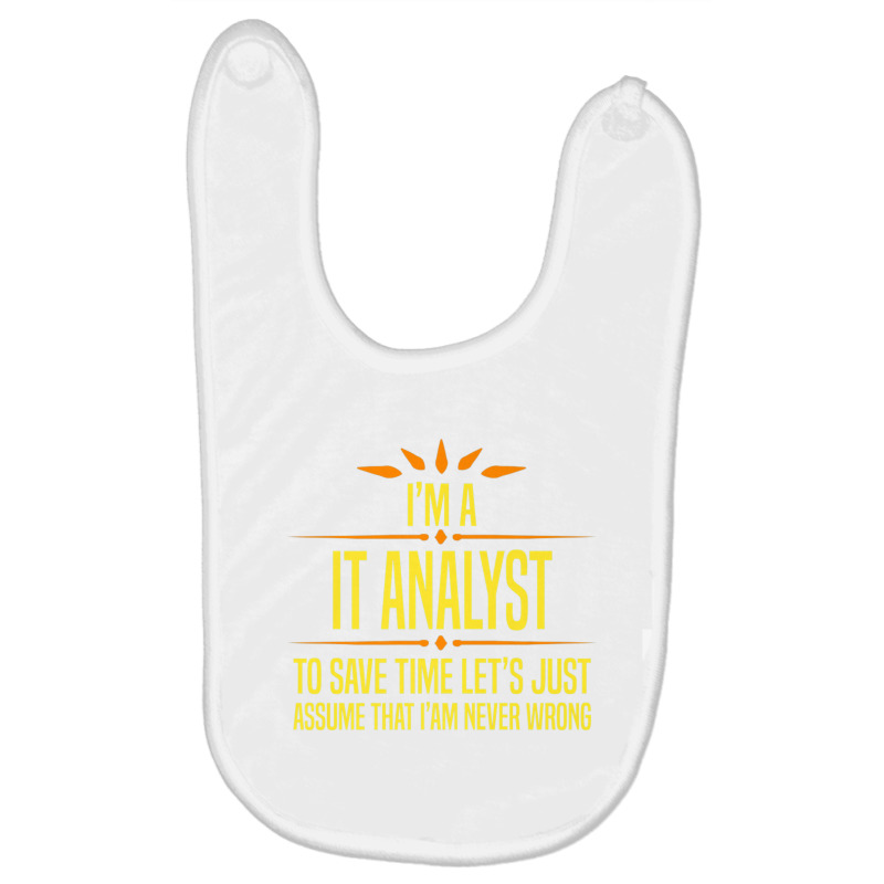 Im A It Analyt Premium T Shirt Baby Bibs by cm-arts | Artistshot