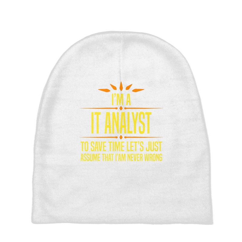 Im A It Analyt Premium T Shirt Baby Beanies by cm-arts | Artistshot