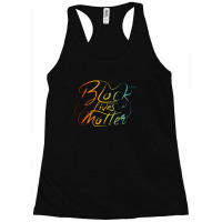 Black Lives Matter Lettering Racerback Tank | Artistshot