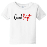 Casual Script Baby Tee | Artistshot