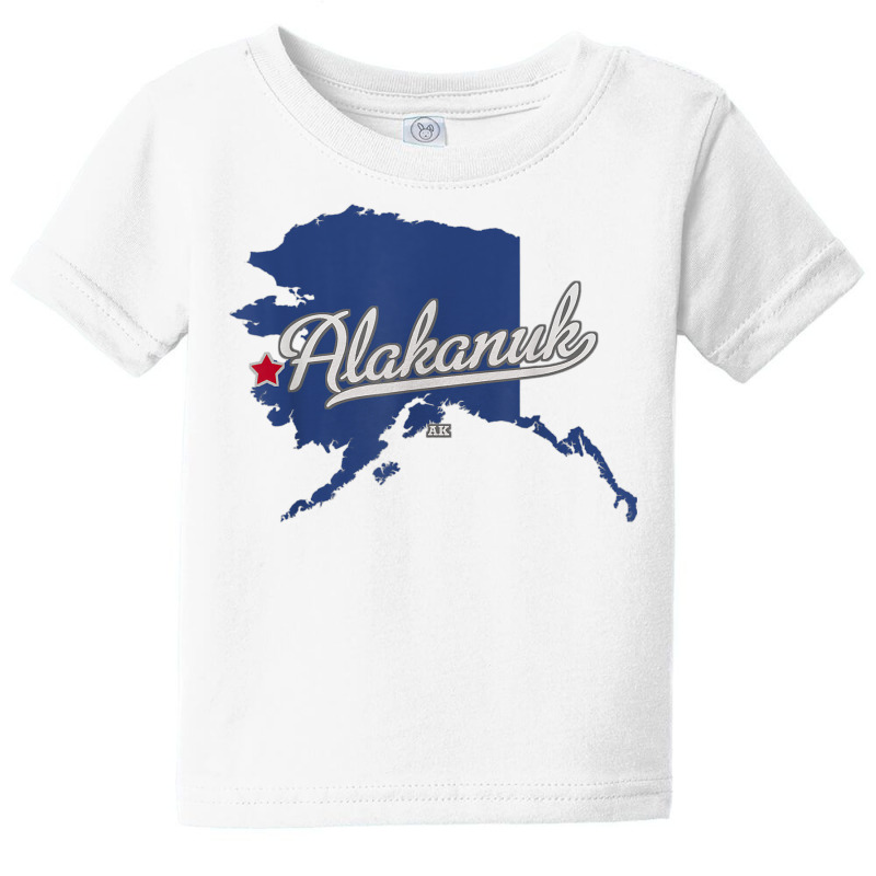 Alakanuk Alaska Ak Map T Shirt Baby Tee | Artistshot