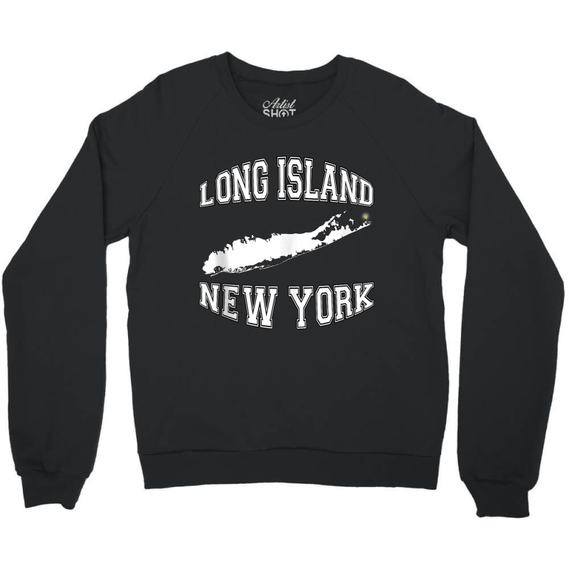 Trendy Long Island New York Varsity Letter Tank Top Crewneck Sweatshirt by cm-arts | Artistshot