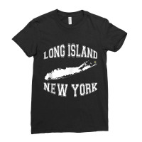 Trendy Long Island New York Varsity Letter Tank Top Ladies Fitted T-shirt | Artistshot