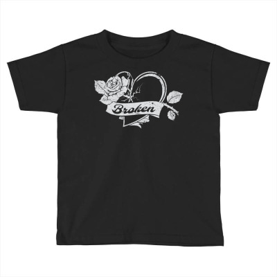 Broken Heart Emo Love Valentine's Day Divorce Break Up Gift Pullover H Toddler T-shirt Designed By Luantruong