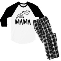 Mama Bird For Light Men's 3/4 Sleeve Pajama Set | Artistshot