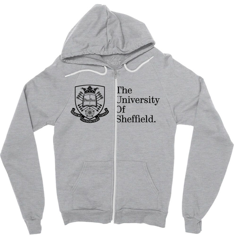 The University Of Sheffield. Zipper Hoodie by coşkun | Artistshot