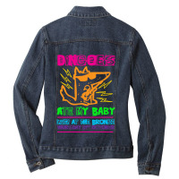 Vintage Animation  Christian Rock Character Anime Ladies Denim Jacket | Artistshot