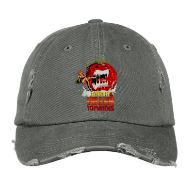 Attack Of The Killer Tomatoes Vintage Cap Designed By Wildern