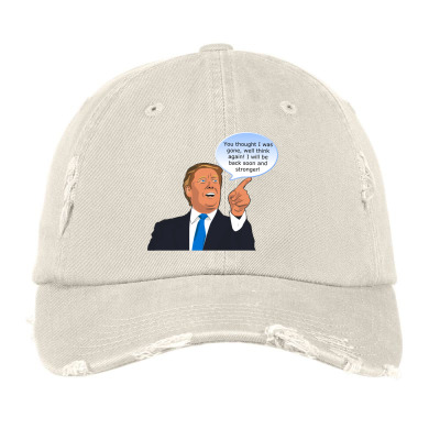 Trump Cartoon Funny Character Humor Meme T-shirt Vintage Cap Designed By Arnaldo Da Silva Tagarro