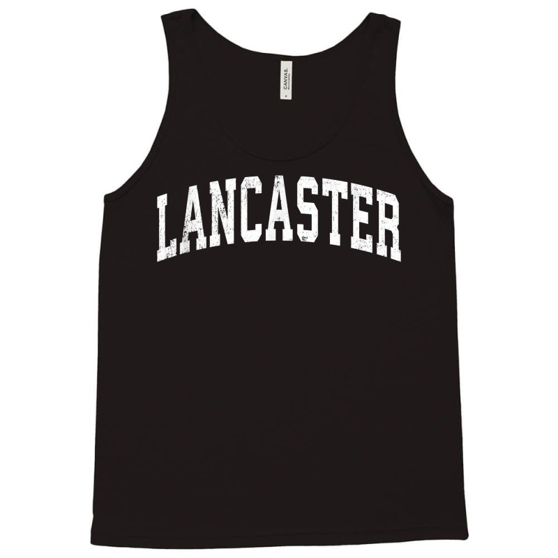 Lancaster California Ca Vintage Varsity Sports Text T Shirt Tank Top | Artistshot