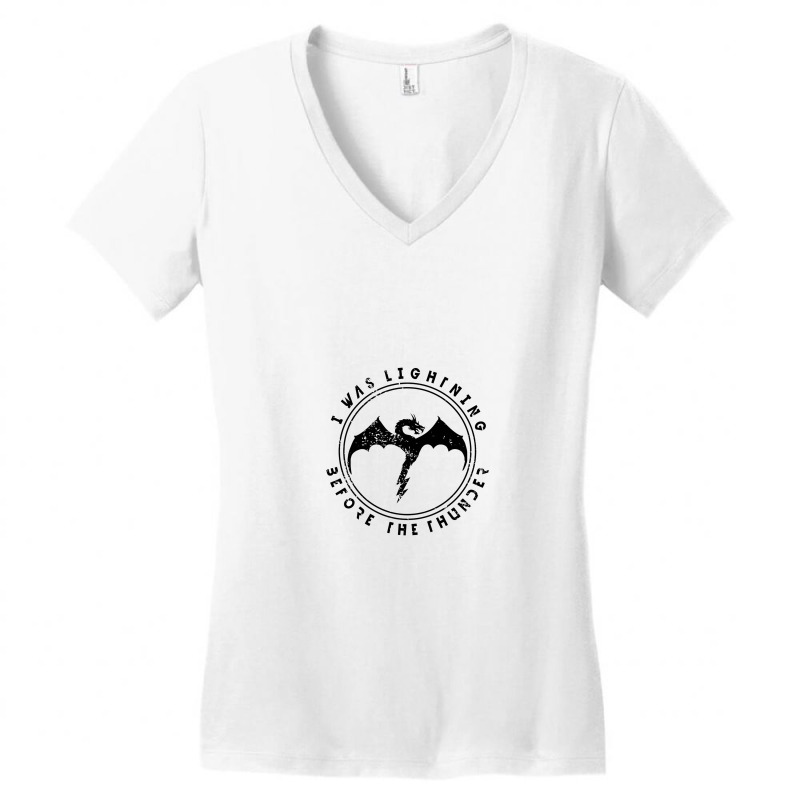 Imagine Thunder Women's V-Neck T-Shirt by juxtuh | Artistshot